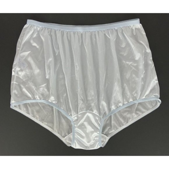 Carole Intimates & Sleepwear Carole Womens Panties Plus Size 1 5x Nylon Brief Blue Silky